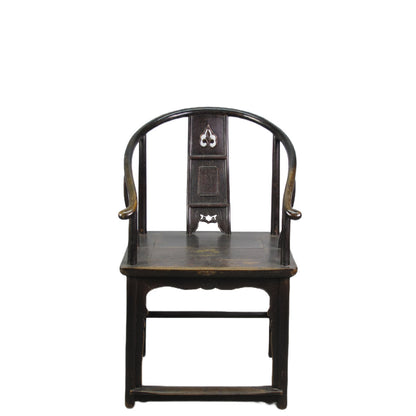 Asian Classic Solid Wood Arm Chair (Set of 2)