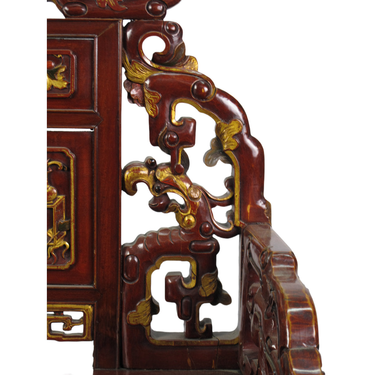 Asian Classic Solid Wood Arm Chair (Set of 4)