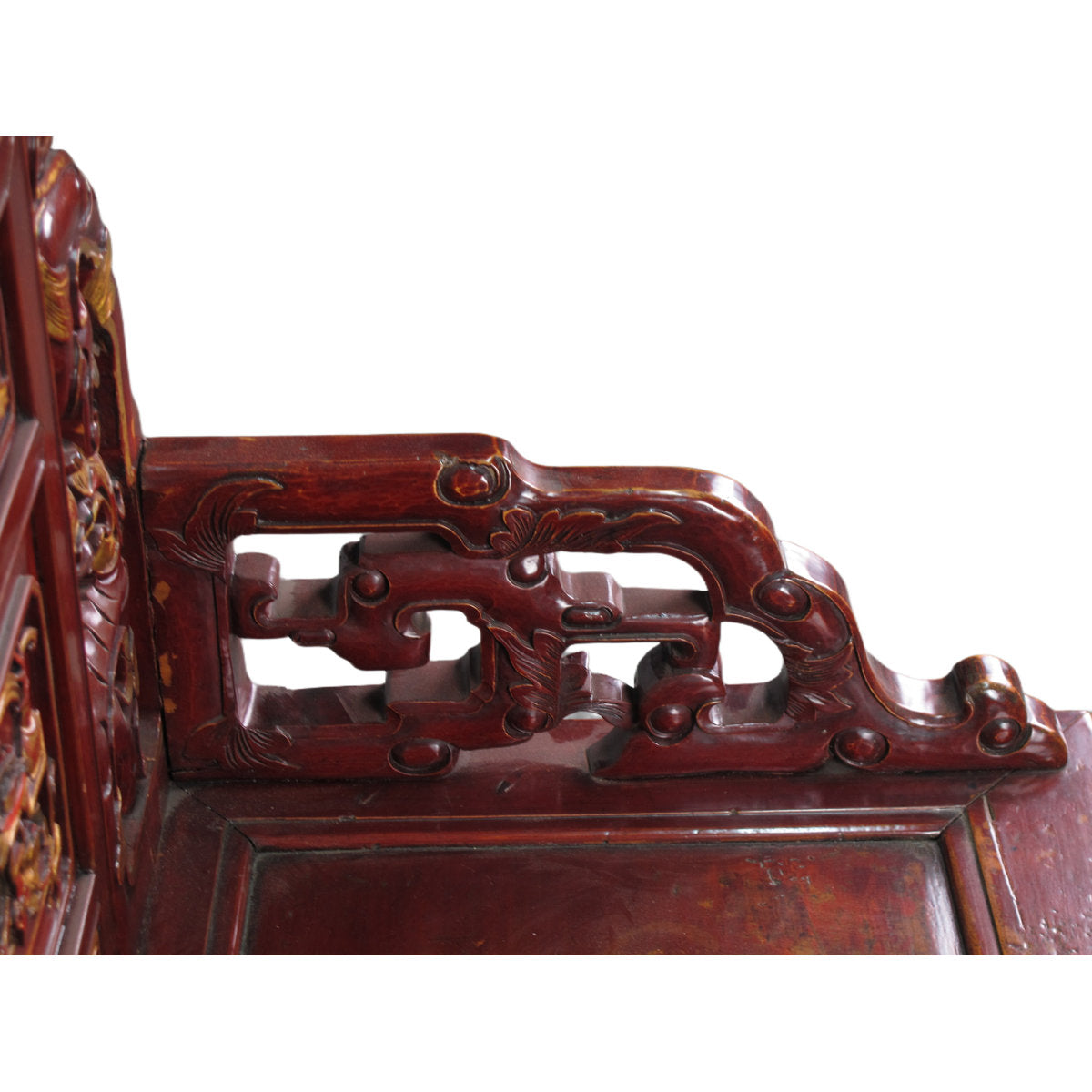 Asian Classic Solid Wood Arm Chair (Set of 2)