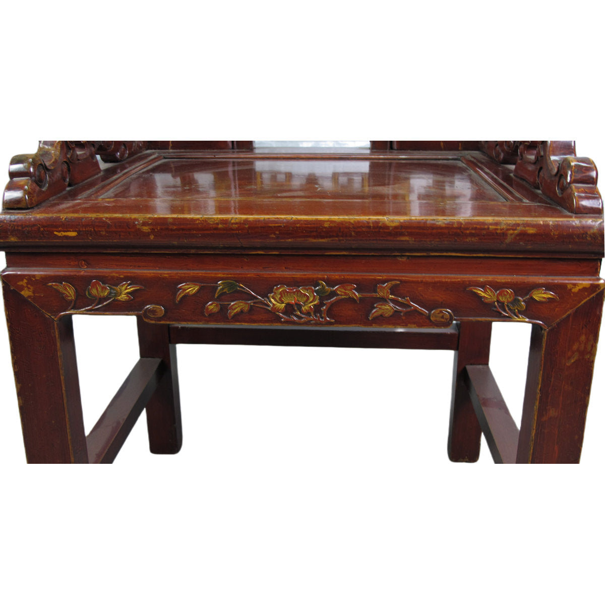 Asian Classic Solid Wood Arm Chair (Set of 4)