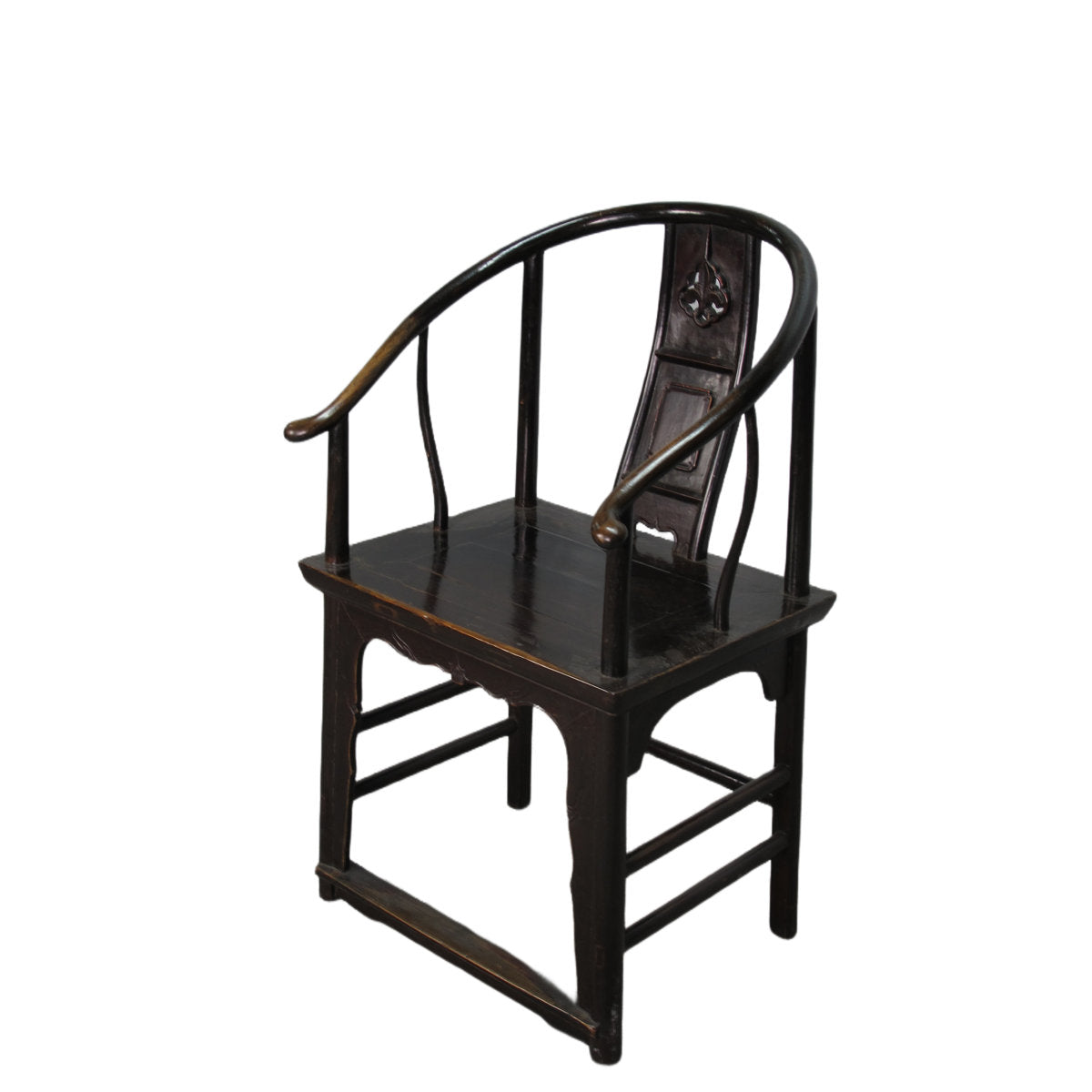 Asian Classic Solid Wood Arm Chair (Set of 2)