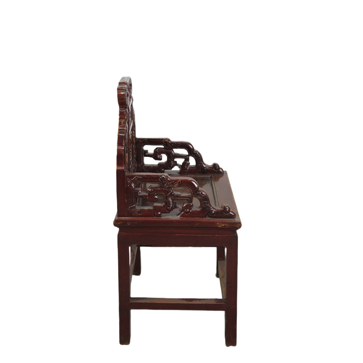 Asian Classic Solid Wood Arm Chair (Set of 2)