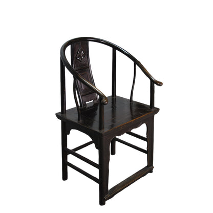 Asian Classic Solid Wood Arm Chair (Set of 2)