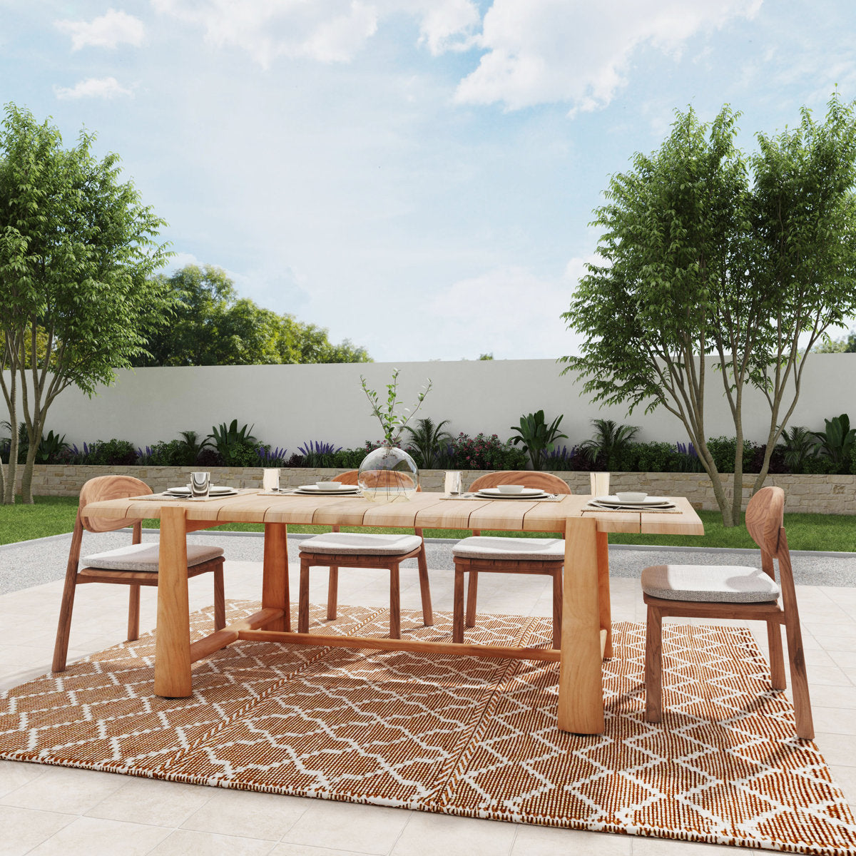 Aston Outdoor Teak Dining Table