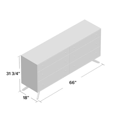 Astrid 6 Drawer Dresser