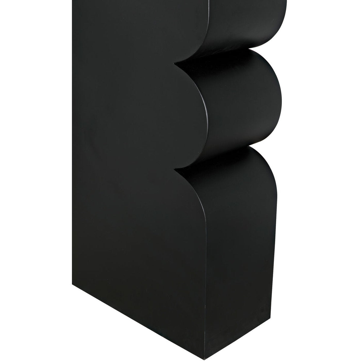 Noir Atomic 83 H X 33 W Steel Geometric Bookcase