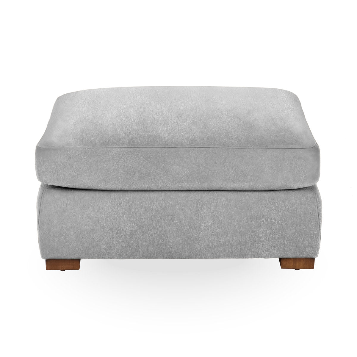 Classic Home Audrey Top Grain Leather Ottoman