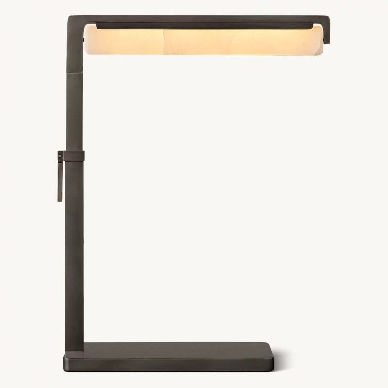 Audubon Alabaster Task Table Lamp