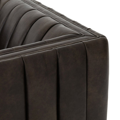 Four Hands Grayson 1055 Wide Genuine Leather Symmetrical Corner Sectional