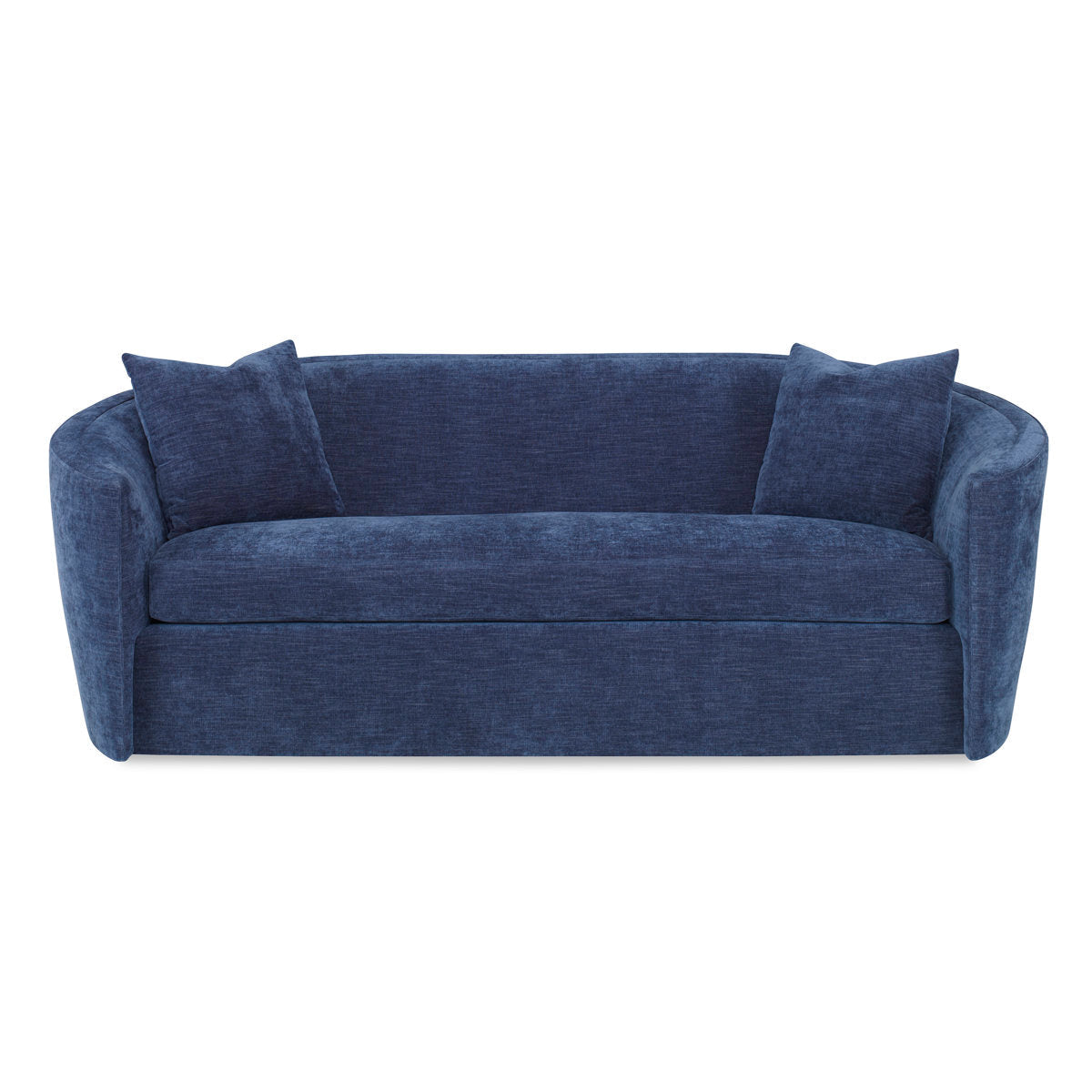 Ambella Aurora 88 Round Arm Sofa With Reversible Cushions