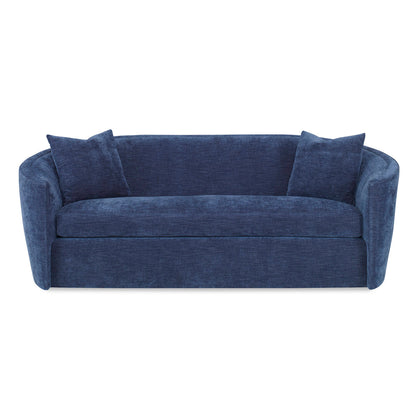 Ambella Aurora 88 Round Arm Sofa With Reversible Cushions