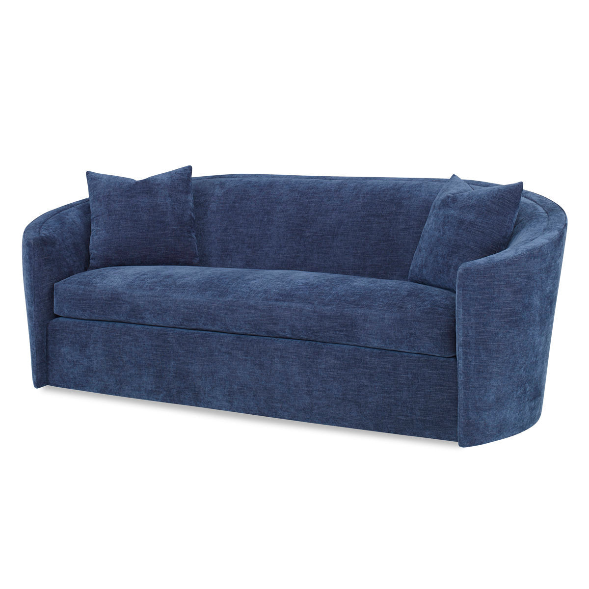 Ambella Aurora 88 Round Arm Sofa With Reversible Cushions