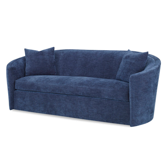Ambella Aurora 88 Round Arm Sofa With Reversible Cushions