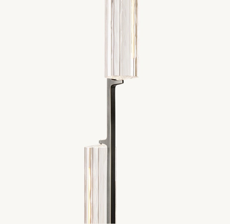 Audubon Crystal Linear Dining Room Chandelier 54"
