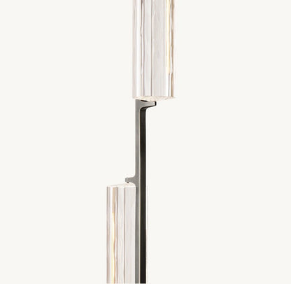 Audubon Crystal Linear Dining Room Chandelier 54"
