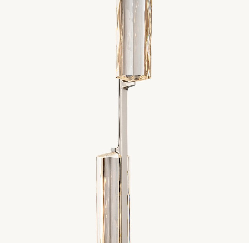 Audubon Crystal Linear Dining Room Chandelier 54"
