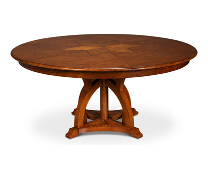 Austin Round Solid Wood Dining Table