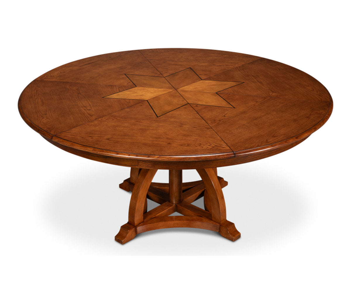Austin Round Solid Wood Dining Table