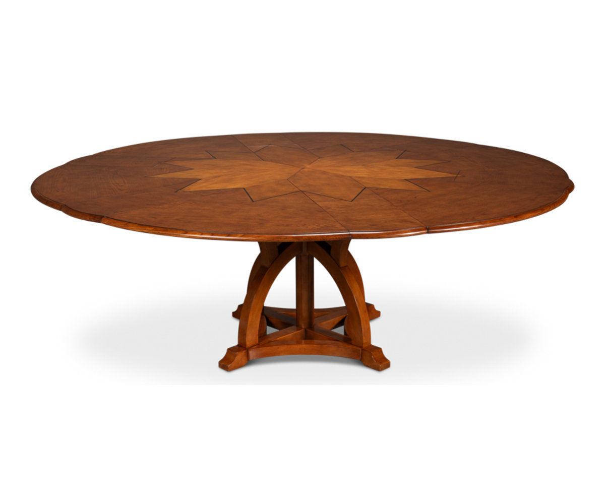 Austin Round Solid Wood Dining Table