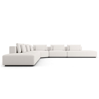 Modloft Spruce 173 Wide Revolution Performance Fabric Symmetrical Modular Corner Sectional