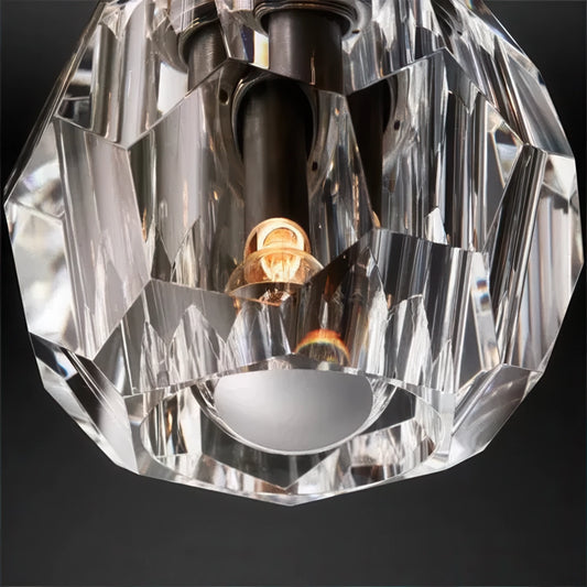 Boule De Cristal Glass Flushmount