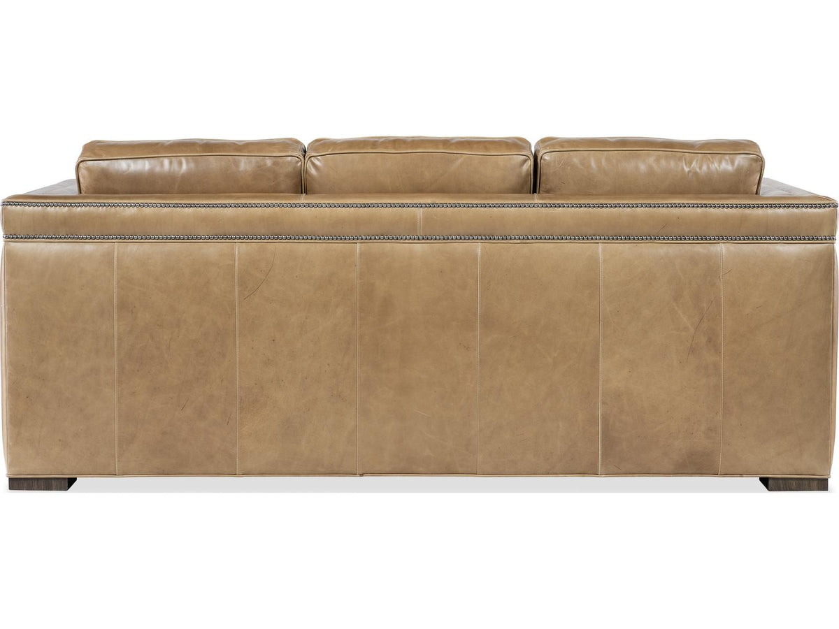 Ellary 3-Seat Upholstered Sofa with Track Arms and Nailhead Trim
