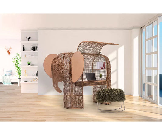 Babar Wood Armoire Desk