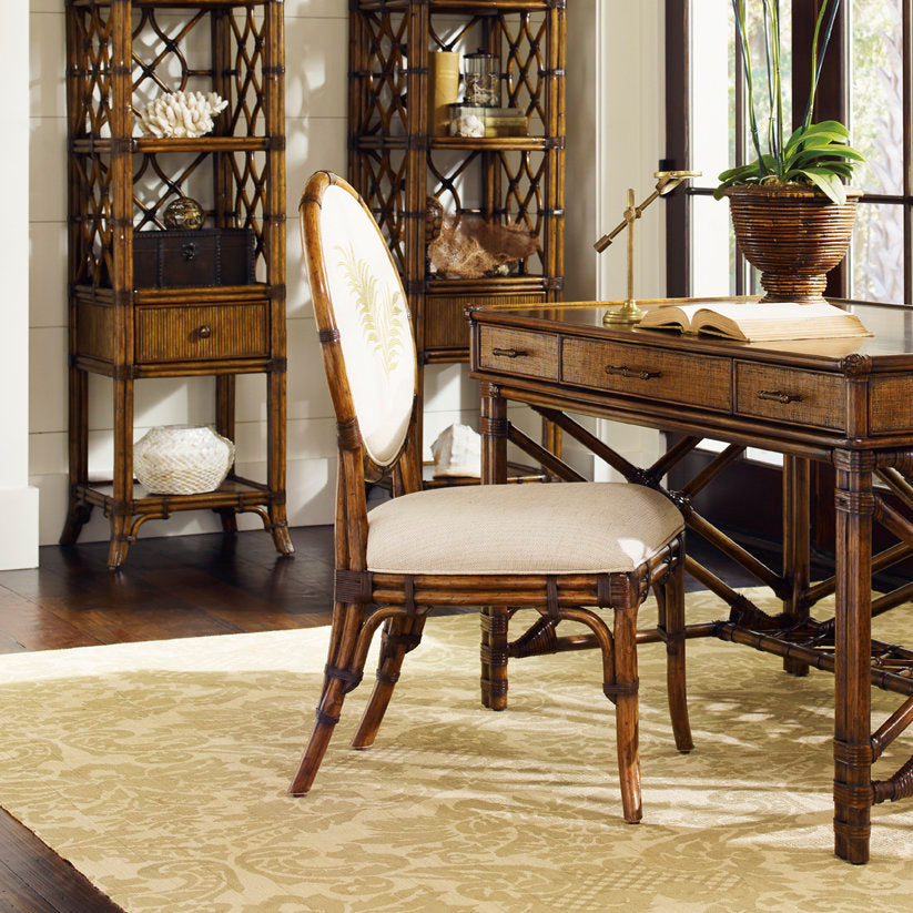 Bali Hai Solid Wood Desk with Hutch and Chair Set