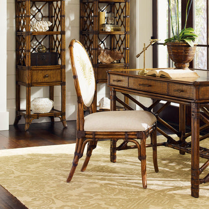 Bali Hai Solid Wood Desk with Hutch and Chair Set