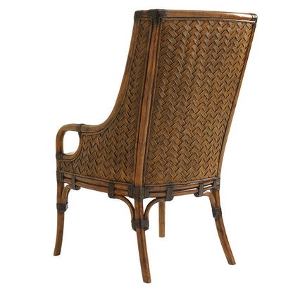 Bali Hai Upholstered Dining Arm Chair