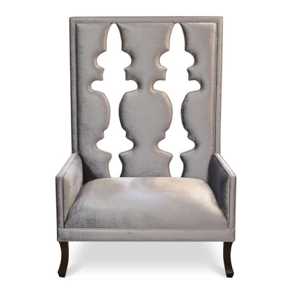 Haute House Home Balustrade 40 Wide Velvet Armchair