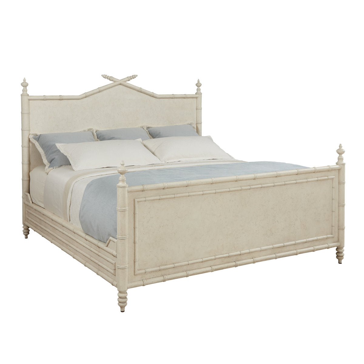 Mr And Mrs Howard Bambu Queen Solid Wood Low Profile Standard Bed
