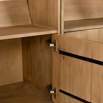 Bane Solid Wood Bookcase