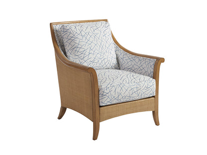Barclay Butera Upholstery Armchair Chair with Ottoman