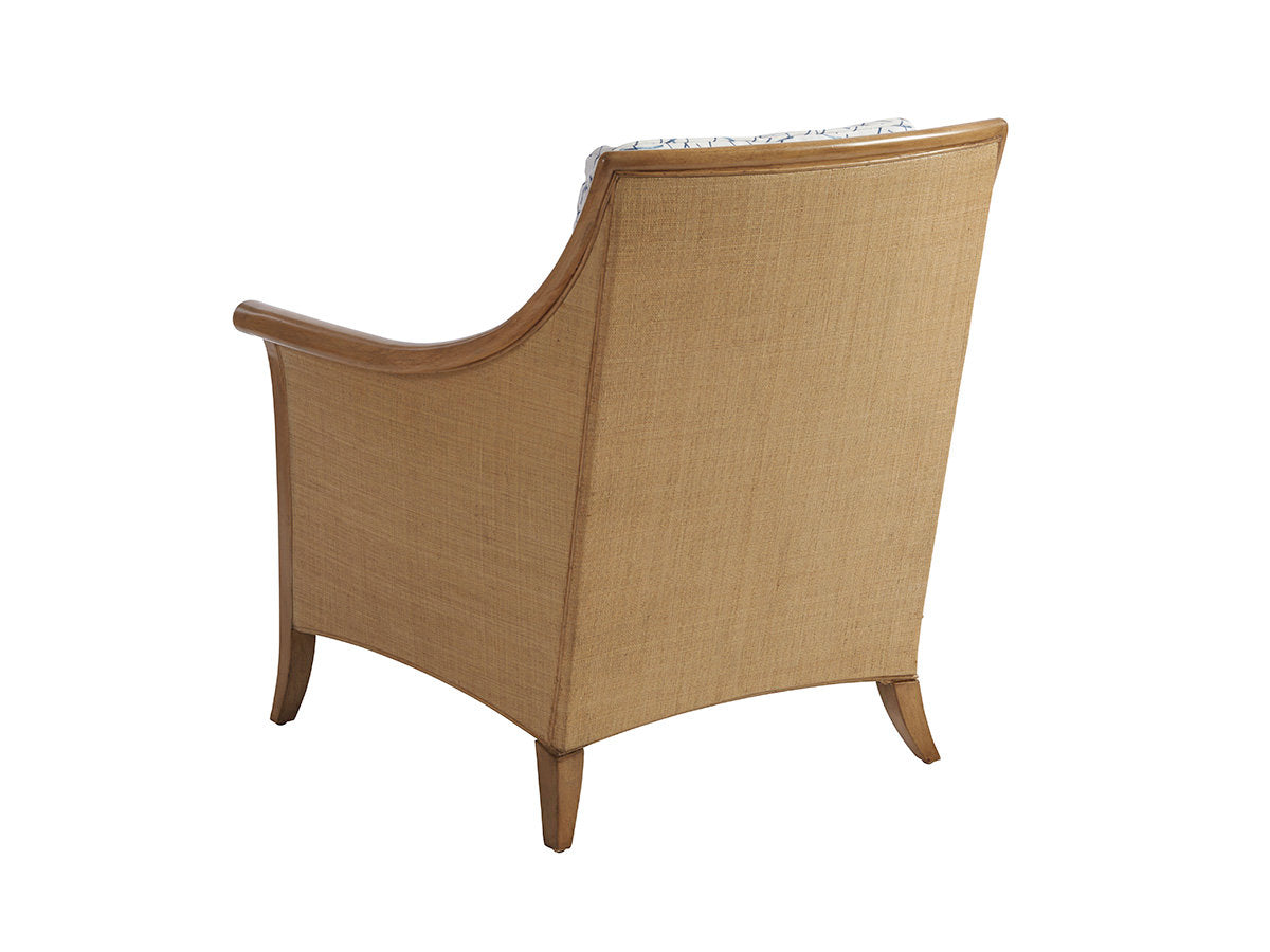 Barclay Butera Upholstery Armchair Chair with Ottoman
