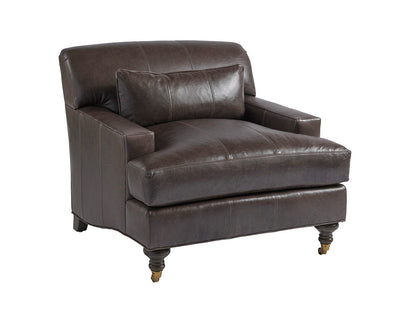 Barclay Butera Upholstery Armchair Chair with Ottoman
