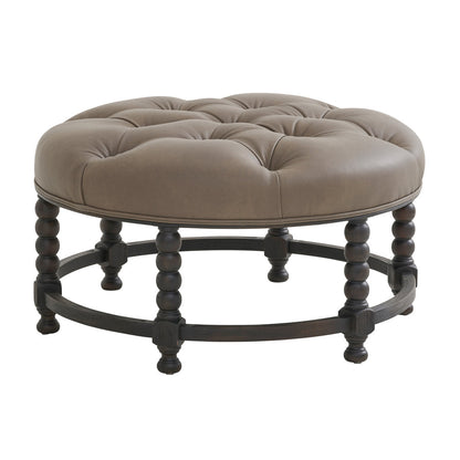 Barclay Butera Upholstery Round Ottoman
