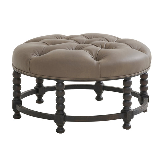 Barclay Butera Upholstery Round Ottoman