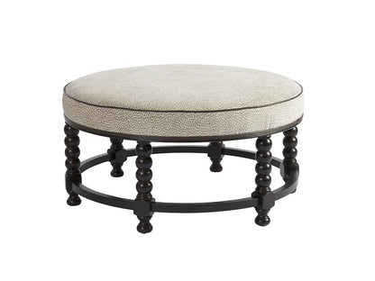 Barclay Butera Upholstery Round Ottoman