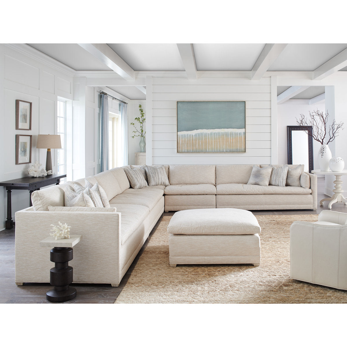 Barclay Butera Upholstery Square Ottoman