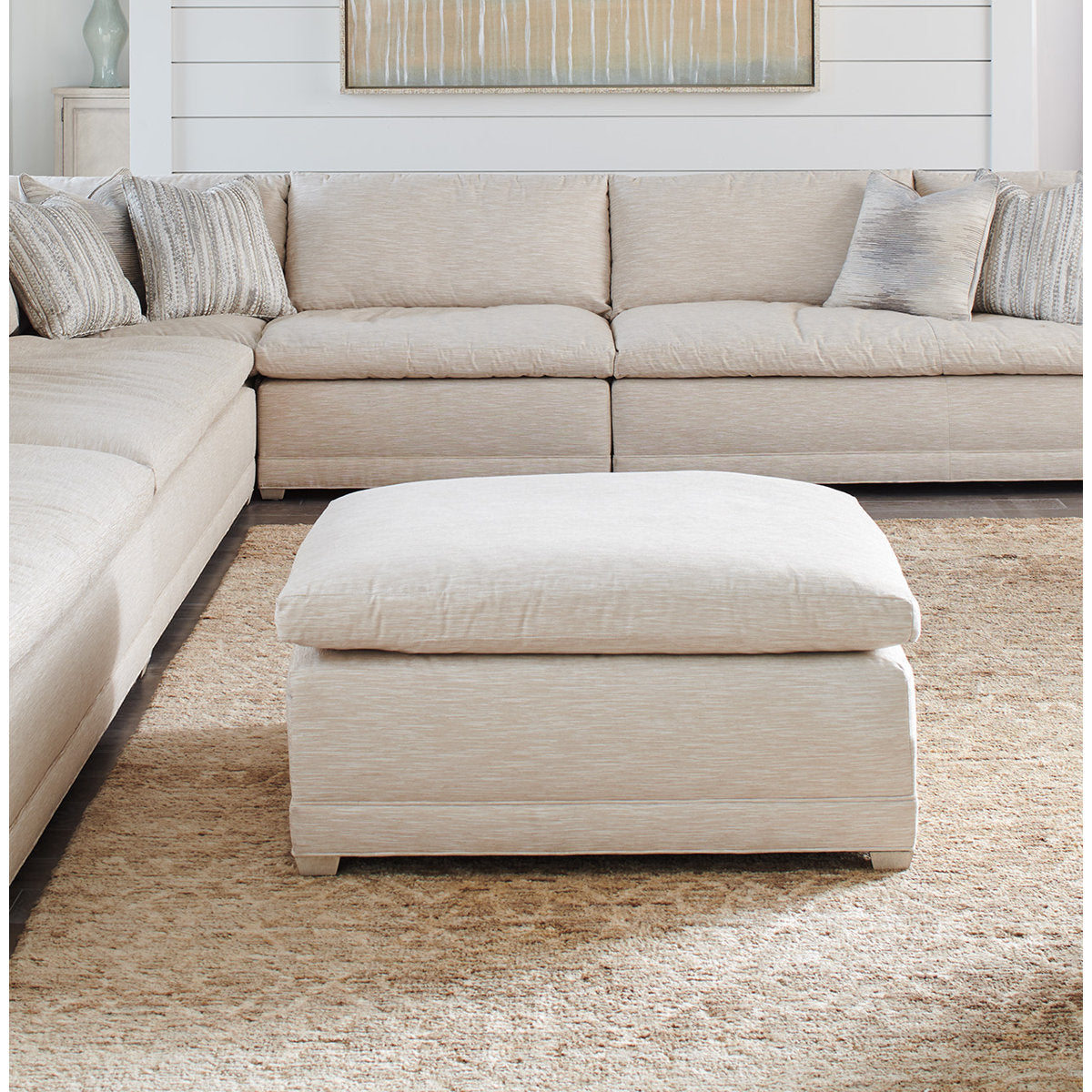 Barclay Butera Upholstery Square Ottoman
