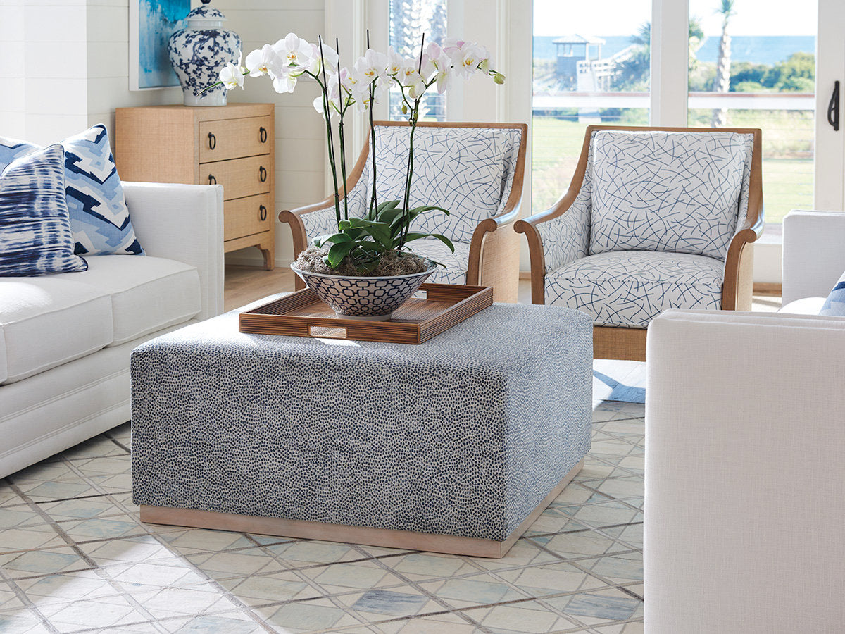 Barclay Butera Upholstery Square Ottoman