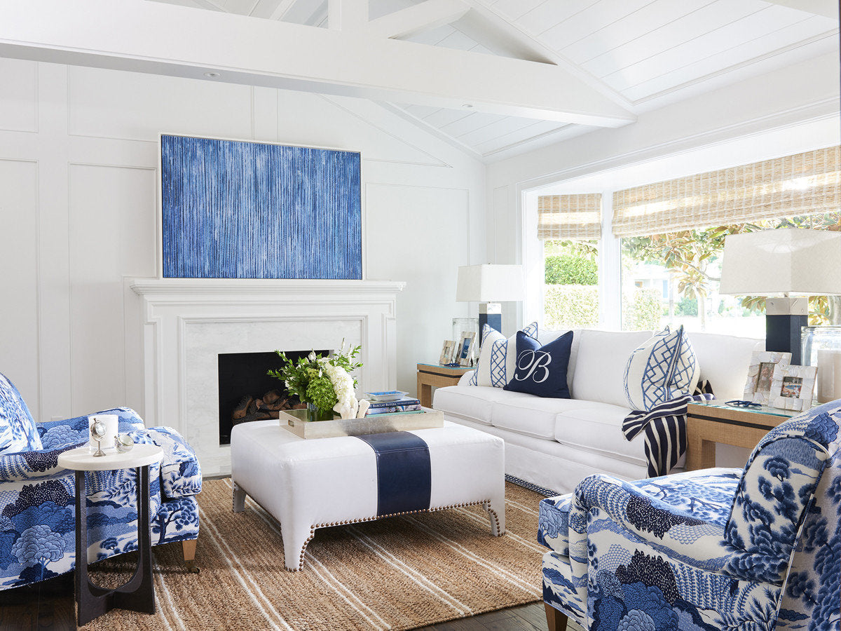 Barclay Butera Upholstery Square Ottoman