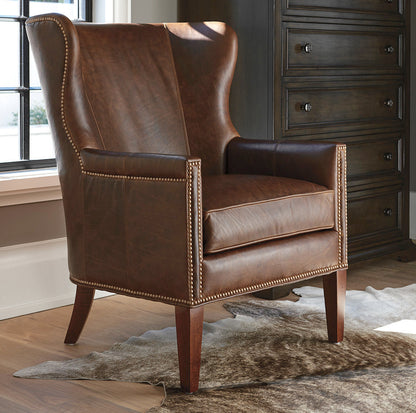 Barclay Butera Upholstery Wingback Chair Chair with Ottoman