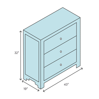 Bardot 3 Drawer Accent Chest