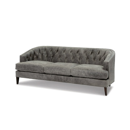 Massoud Furniture Bardot Leather Tufted Sofa