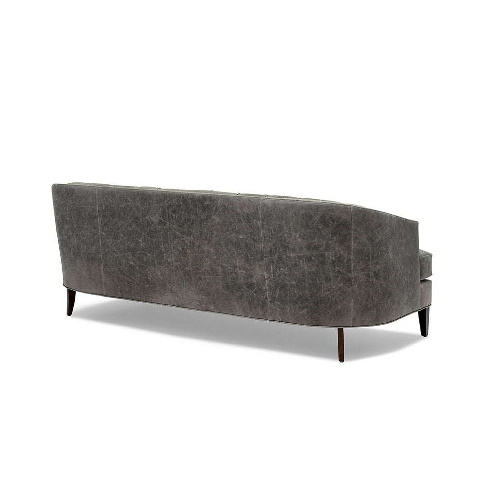 Massoud Furniture Bardot Leather Tufted Sofa