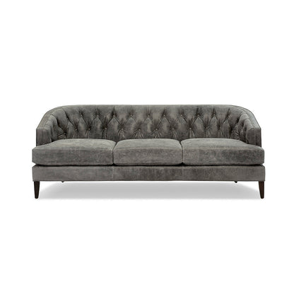 Massoud Furniture Bardot Leather Tufted Sofa