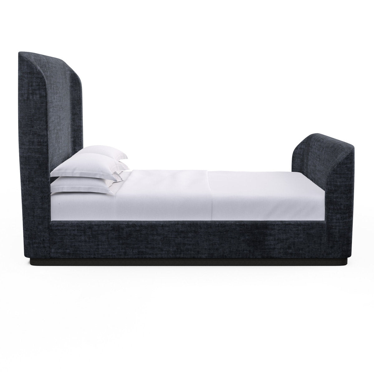 Barrow Upholstered Wingback Bed