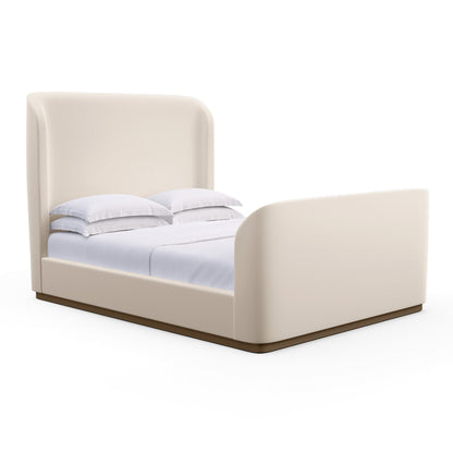 Barrow Upholstered Wingback Bed